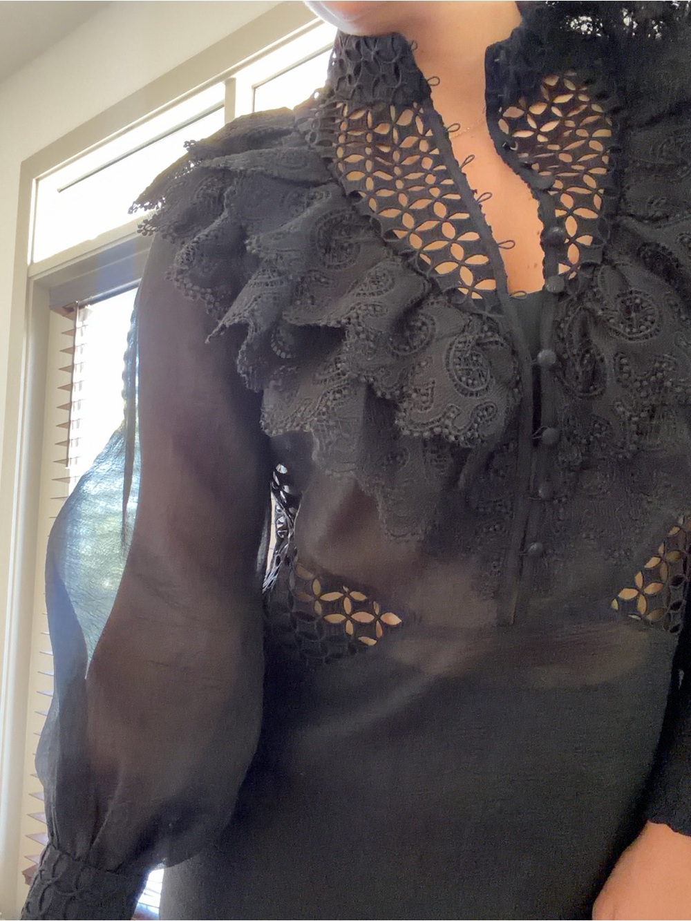 SALE! Lydia Millen × Karen Millen Broderie Detail
ruffle dress - Picture 3 of 16
